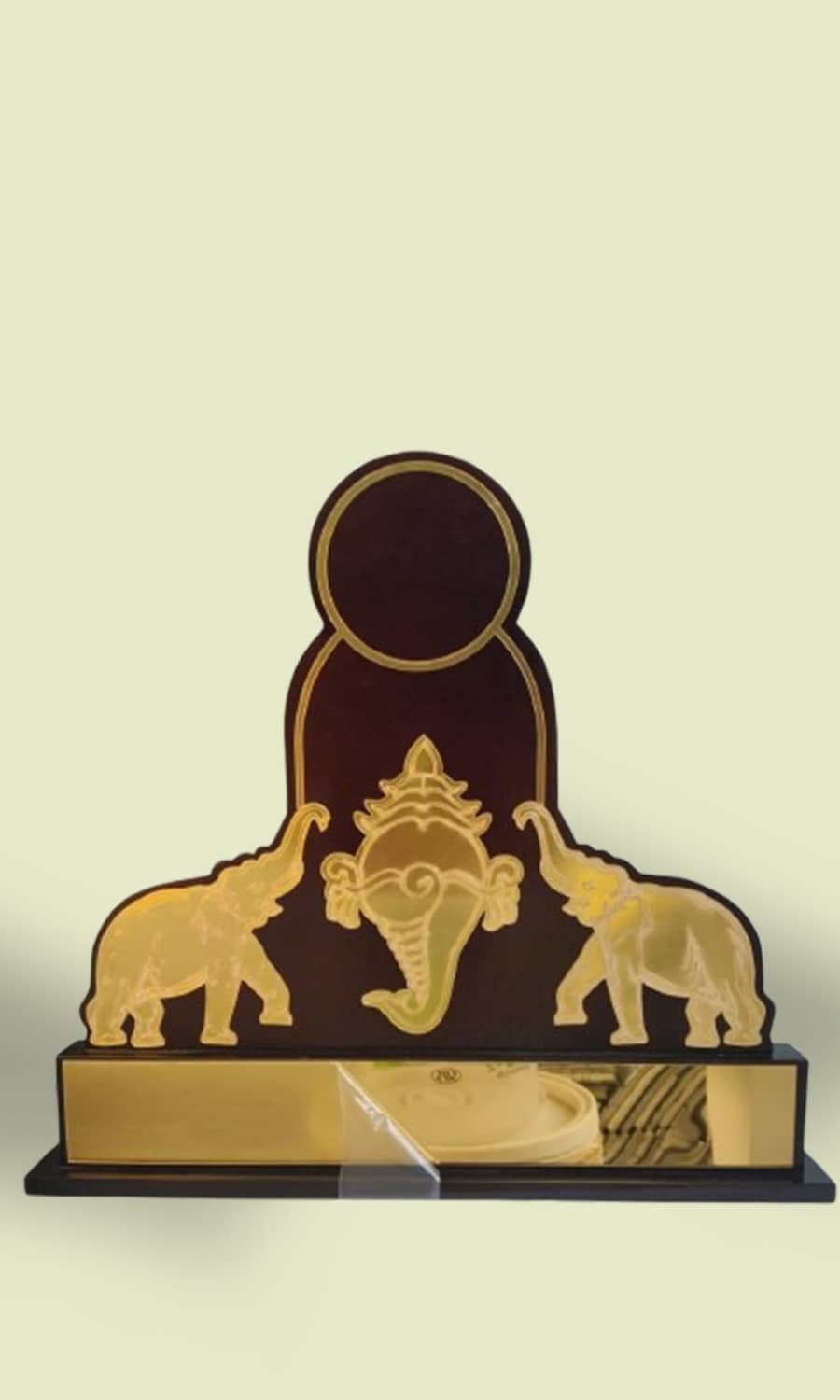 Elephant MDF acrylic memento