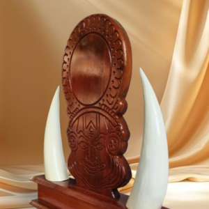 Elephant Teeth Kathakali Wooden Memento